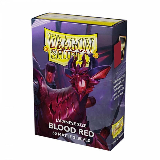 Image for Dragon Shield Japanese Matte Sleeves - Blood Red (60-Pack) - Card Sleeves