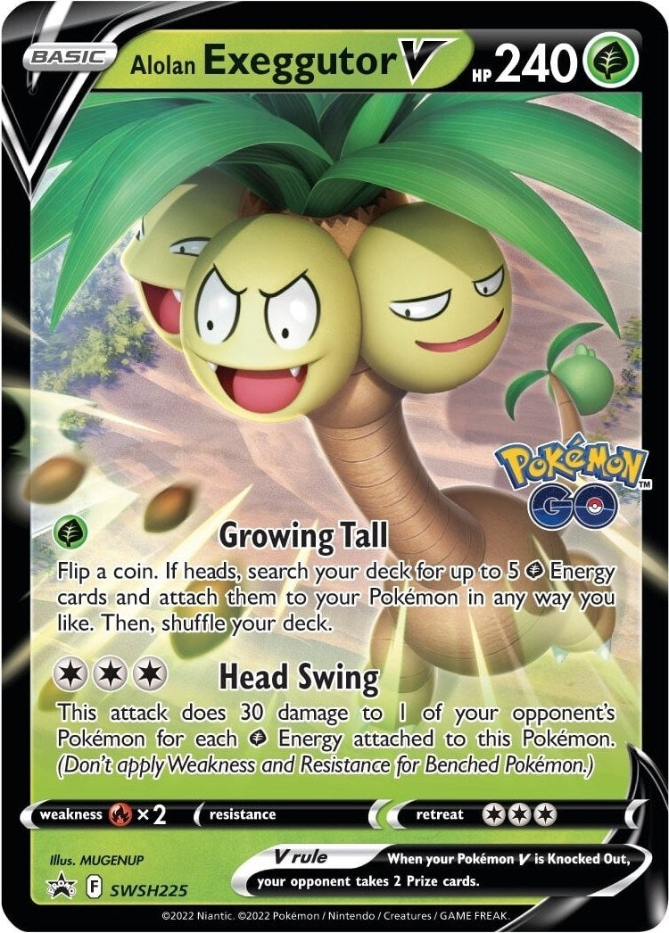 Image for Alolan Exeggutor V - SWSH225 (SWSH225) - Pokemon