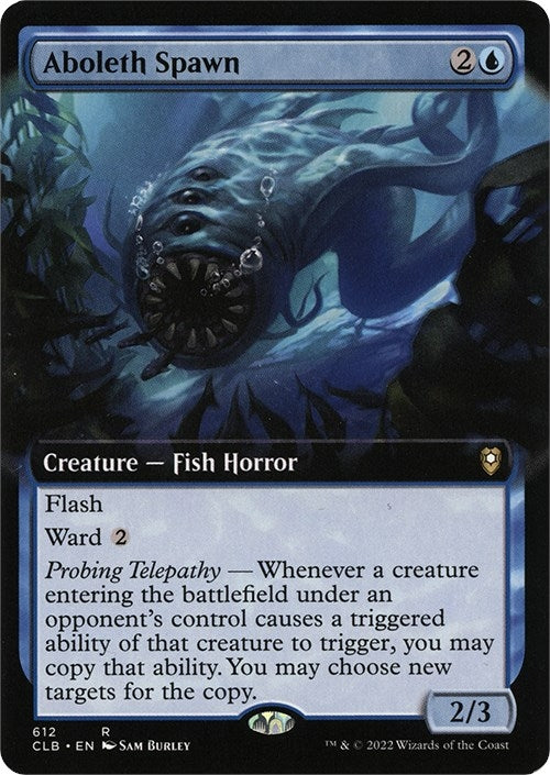 Image for Aboleth Spawn (Extended Art) (612) - Magic: The Gathering