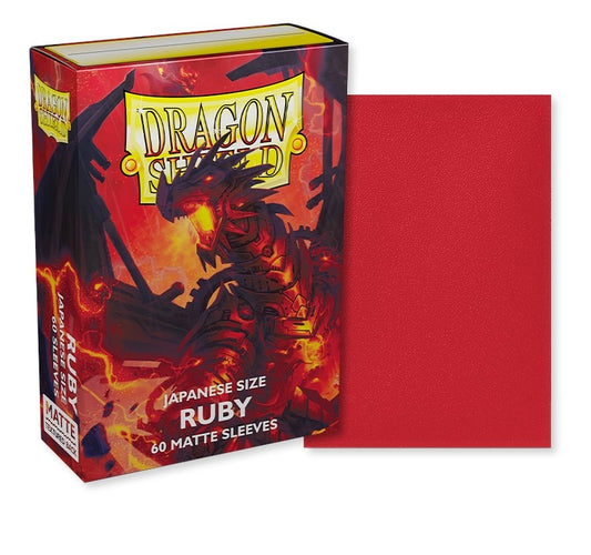 Image for Dragon Shield Japanese Matte Sleeves - Ruby (60-Pack) - Card Sleeves