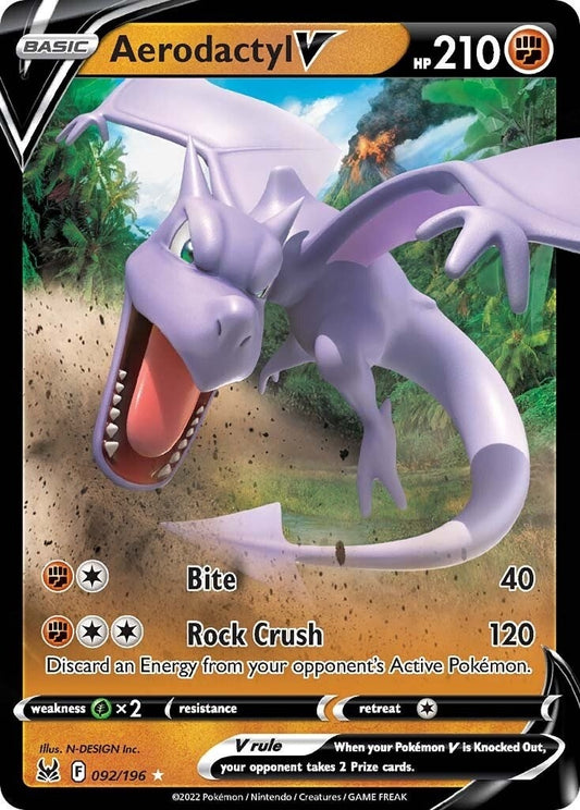 Image for Aerodactyl V (092/196) - Pokemon