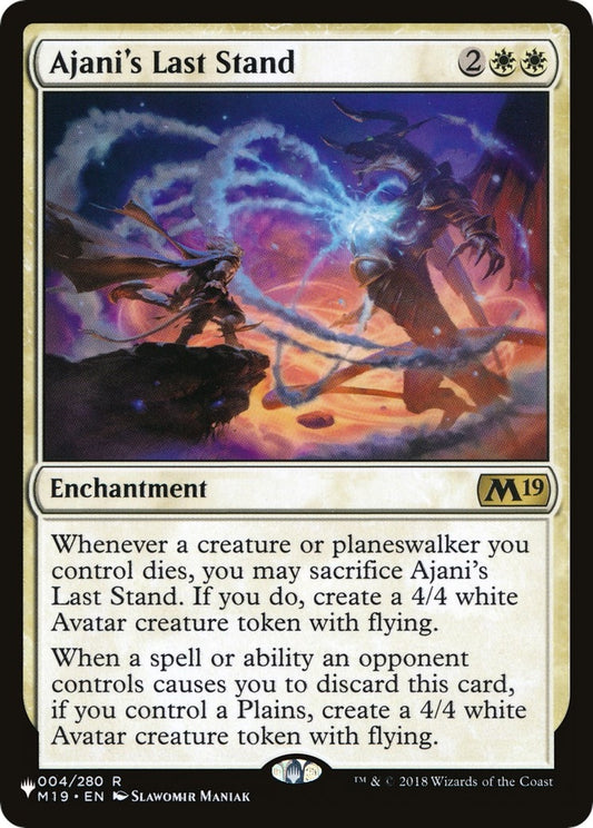 Image for Ajani's Last Stand (004/280) - Magic: The Gathering