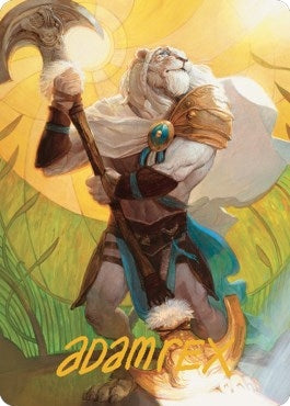 Image for Ajani, Sleeper Agent Art Card (Gold-Stamped Signature) (42) - Magic: The Gathering