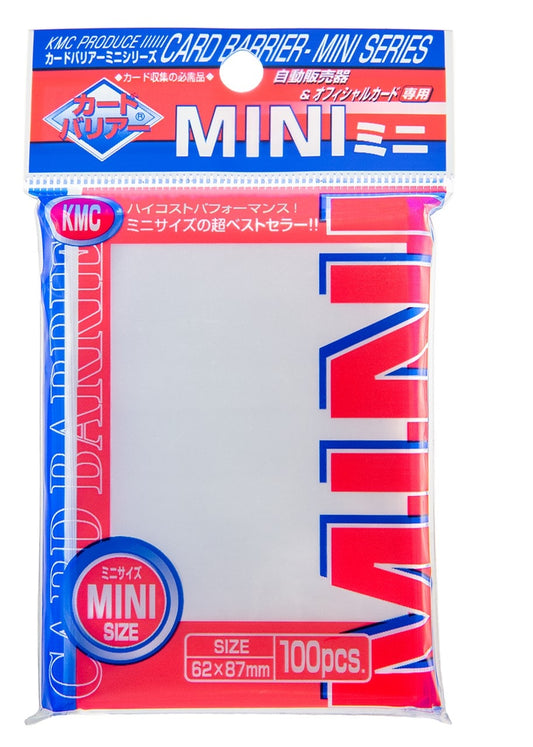 Image for KMC Card Barrier - 100 - Mini Clear (100-Pack) - Card Sleeves