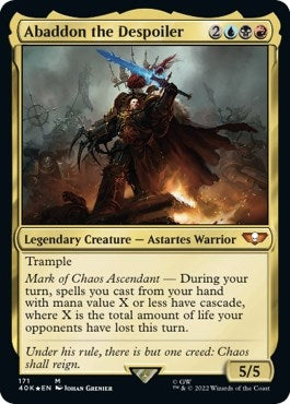 Image for Abaddon the Despoiler (171) - Magic: The Gathering