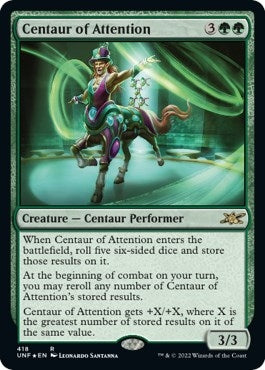 Image for Centaur of Attention (Galaxy Foil) (418) - Magic: The Gathering