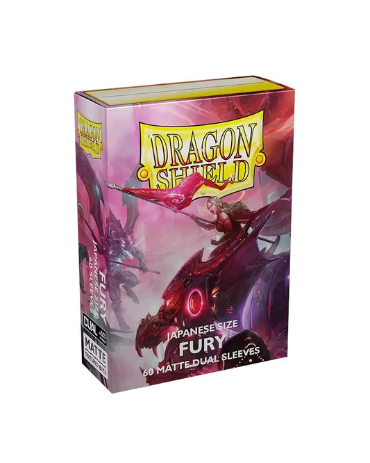 Image for Dragon Shield Dual Matte Japanese Sleeves - Fury (60-Pack) - Card Sleeves
