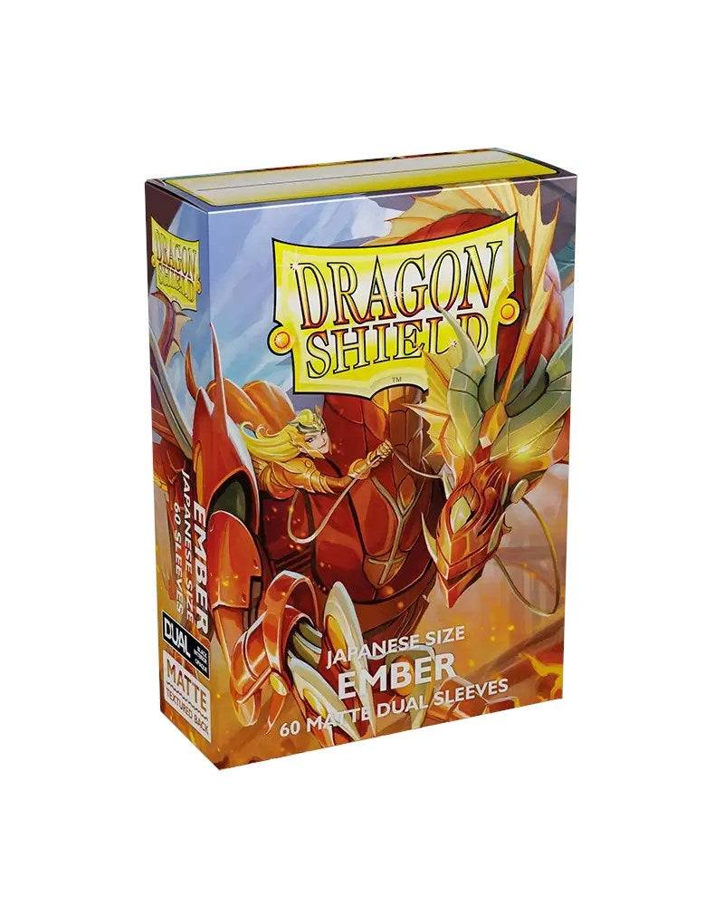 Image for Dragon Shield Dual Matte Japanese Sleeves - Ember (60-Pack) - Card Sleeves