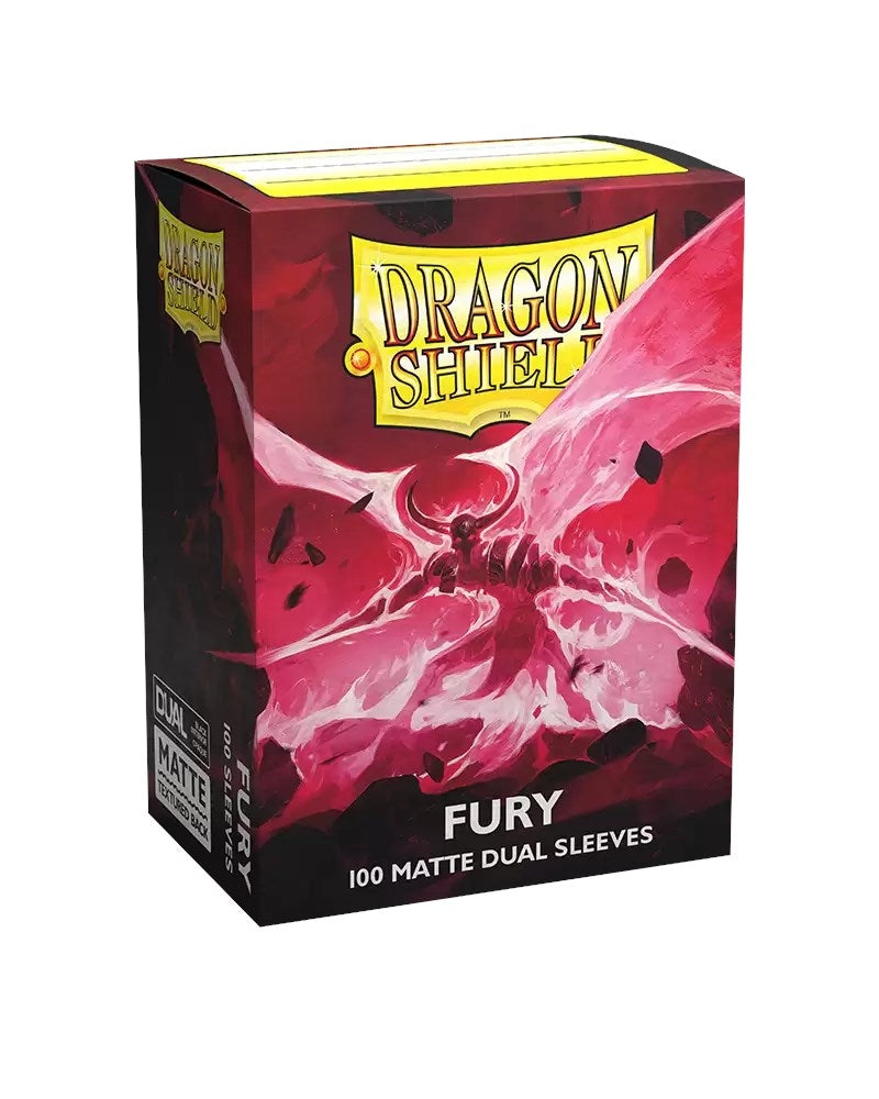 Image for Dragon Shield Dual Matte Standard Sleeves - Fury (100-Pack) - Card Sleeves