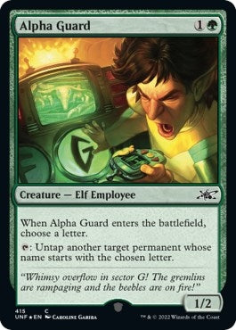 Image for Alpha Guard (Galaxy Foil) (415) - Magic: The Gathering