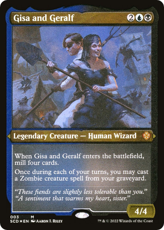 Image for Gisa and Geralf (Foil Etched) (3) - Magic: The Gathering