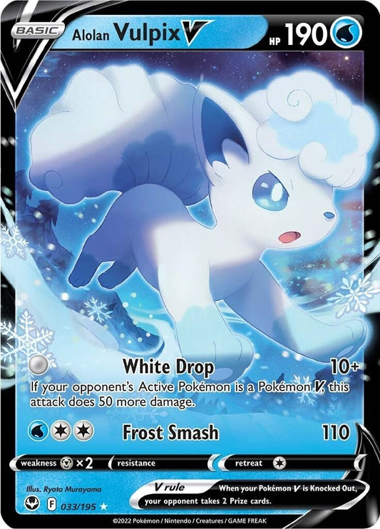 Image for Alolan Vulpix V (033/195) - Pokemon