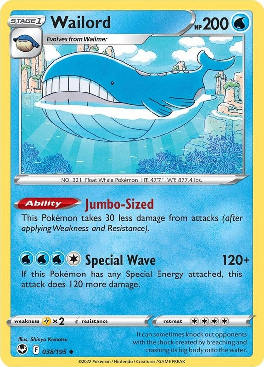 Image for Wailord (038/195) - Pokemon