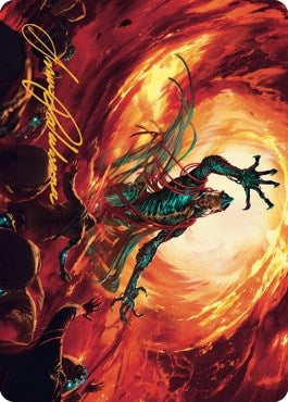 Image for Gix, Yawgmoth Praetor Art Card (Gold-Stamped Signature) (16) - Magic: The Gathering