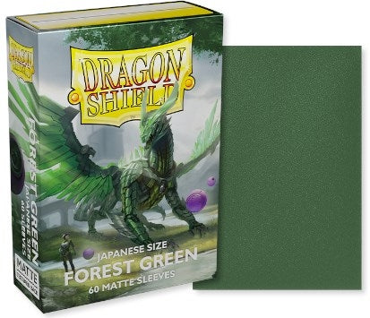 Image for Dragon Shield Dual Matte Japanese Sleeves - Forest Green (60-Pack) - Card Sleeves