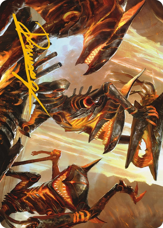 Image for Gleeful Demolition Art Card (Gold-Stamped Signature) (28) - Magic: The Gathering