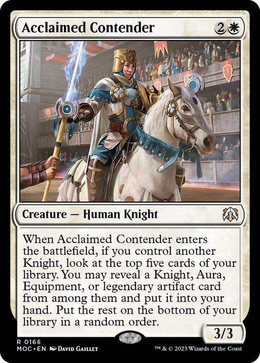 Image for Acclaimed Contender (166) - Magic: The Gathering