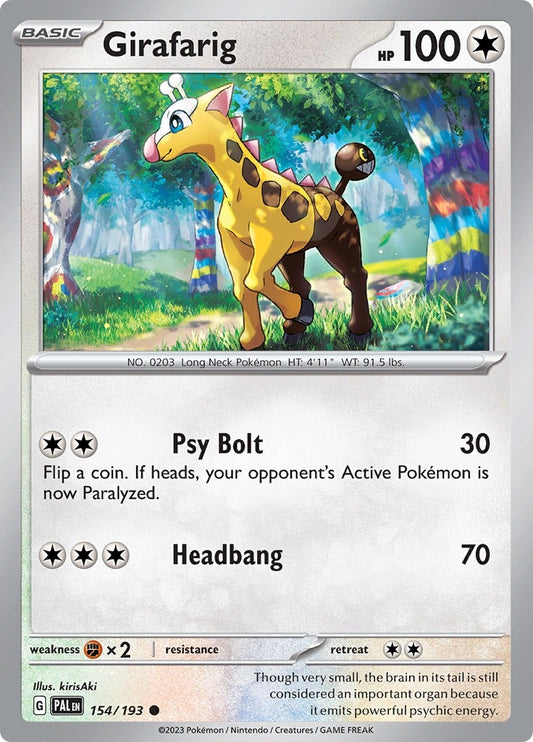 Image for Girafarig (154/193) - Pokemon