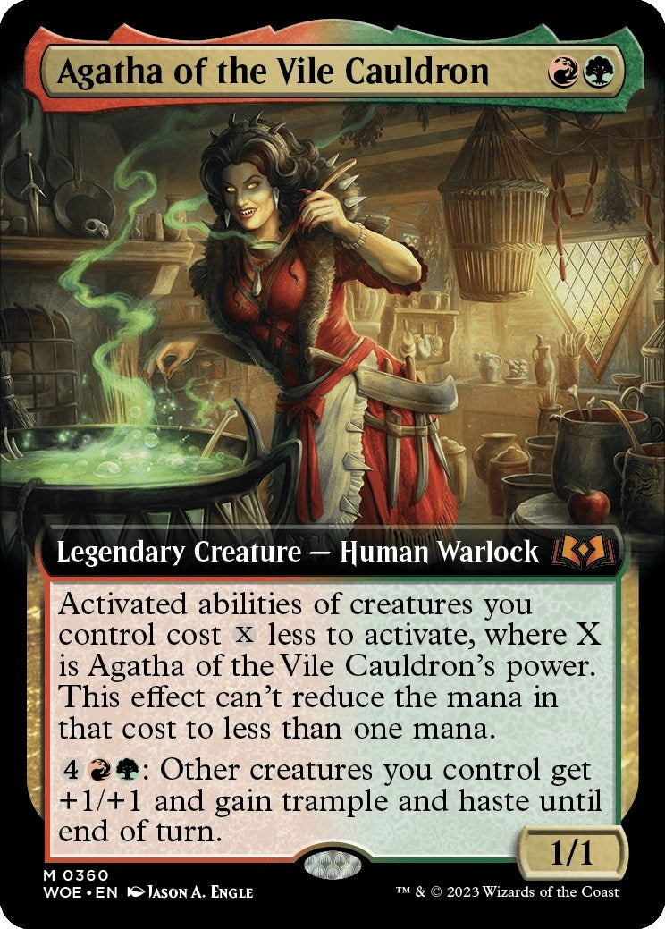 Image for Agatha of the Vile Cauldron (Extended Art) (360) - Magic: The Gathering