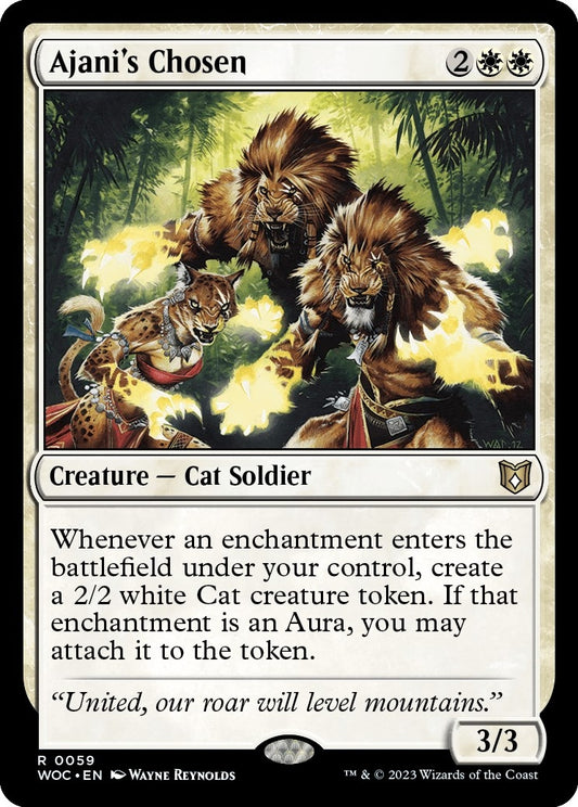 Image for Ajani's Chosen (59) - Magic: The Gathering