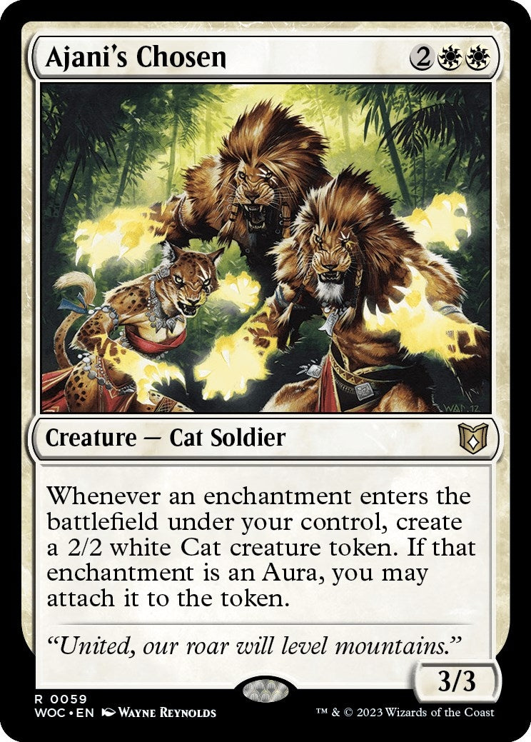 Image for Ajani's Chosen (59) - Magic: The Gathering