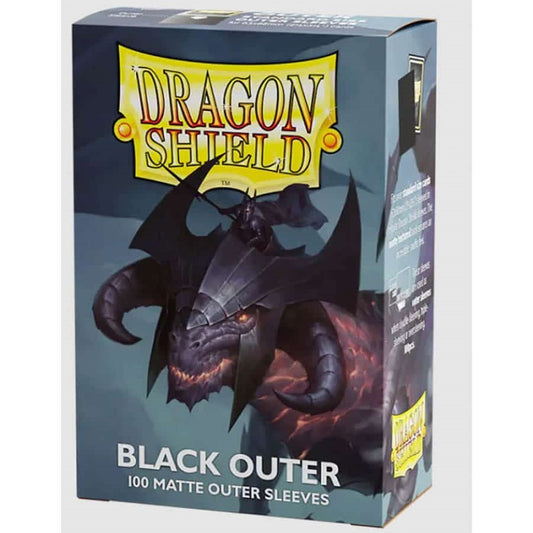 Image for Dragon Shield Matte Outer Sleeves - Black (100-Pack) - Card Sleeves