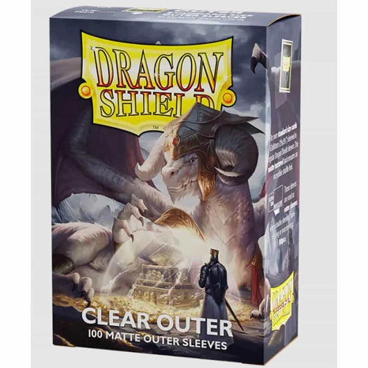 Image for Dragon Shield Matte Outer Sleeves - Clear (100-Pack) - Card Sleeves