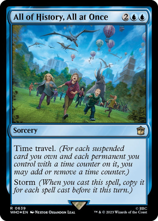 Image for All of History, All at Once (Surge Foil) (639) - Magic: The Gathering