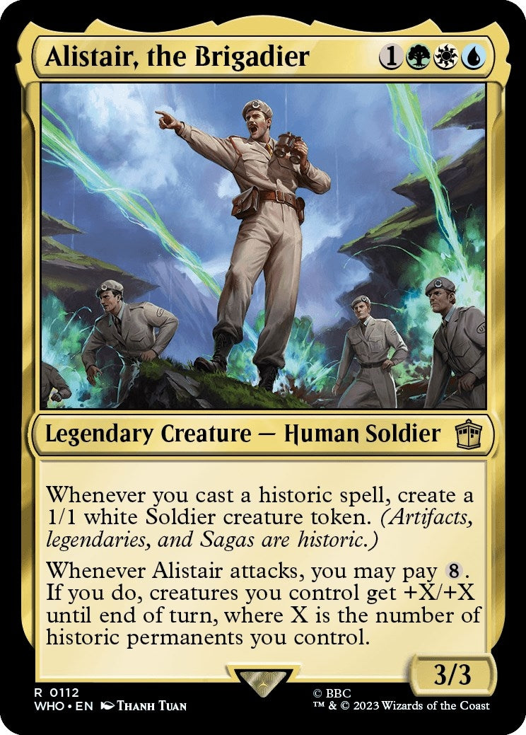 Image for Alistair, the Brigadier (112) - Magic: The Gathering