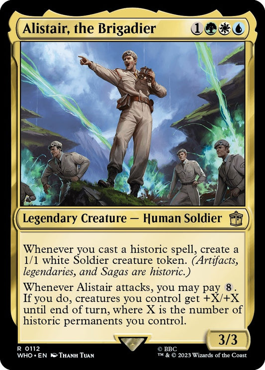 Image for Alistair, the Brigadier (112) - Magic: The Gathering