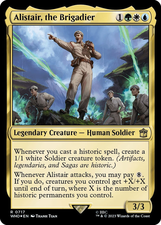 Image for Alistair, the Brigadier (Surge Foil) (717) - Magic: The Gathering