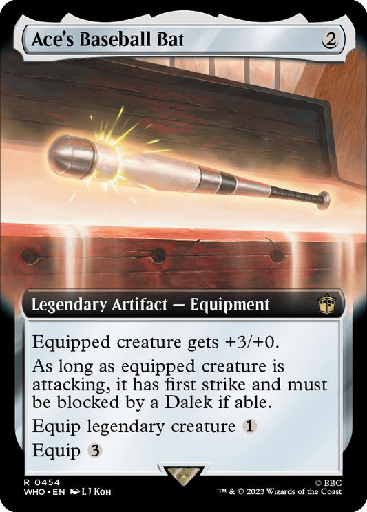 Image for Ace's Baseball Bat (Extended Art) (454) - Magic: The Gathering
