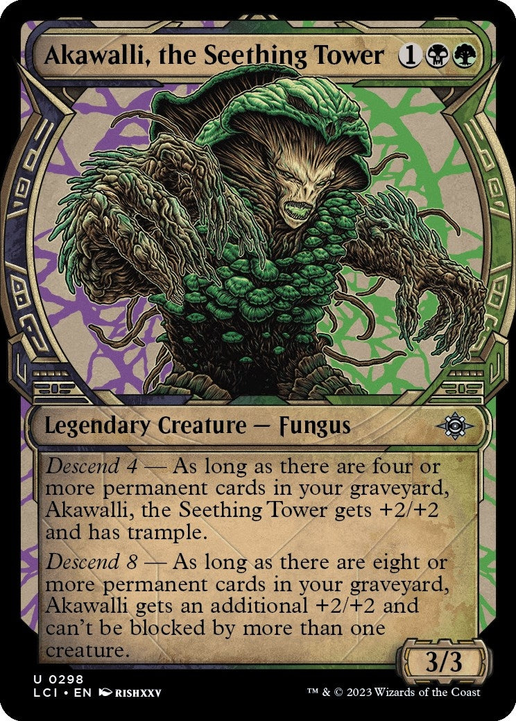 Image for Akawalli, the Seething Tower (Showcase) (298) - Magic: The Gathering