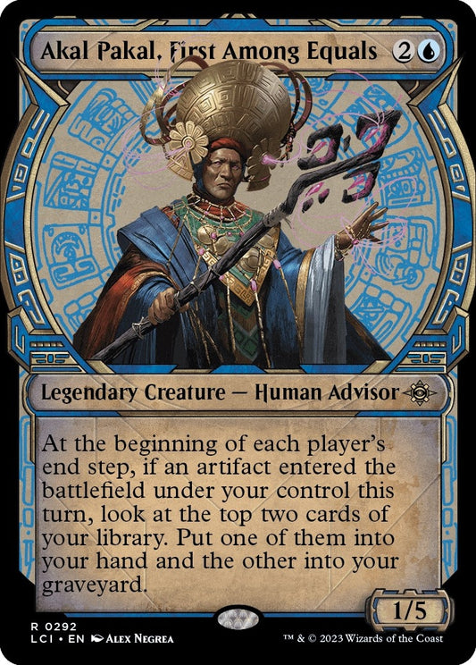 Image for Akal Pakal, First Among Equals (Showcase) (292) - Magic: The Gathering