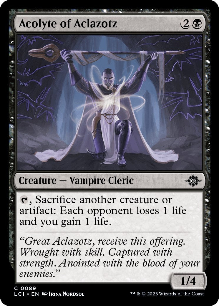 Image for Acolyte of Aclazotz (89) - Magic: The Gathering