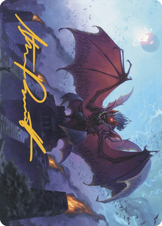 Image for Aclazotz, Deepest Betrayal Art Card (Gold-Stamped Signature) (14) - Magic: The Gathering