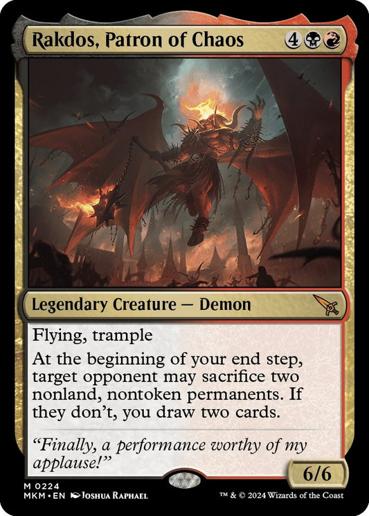 Image for Rakdos, Patron of Chaos (224) - Magic: The Gathering