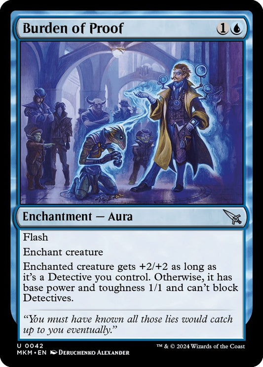 Image for Burden of Proof (42) - Magic: The Gathering