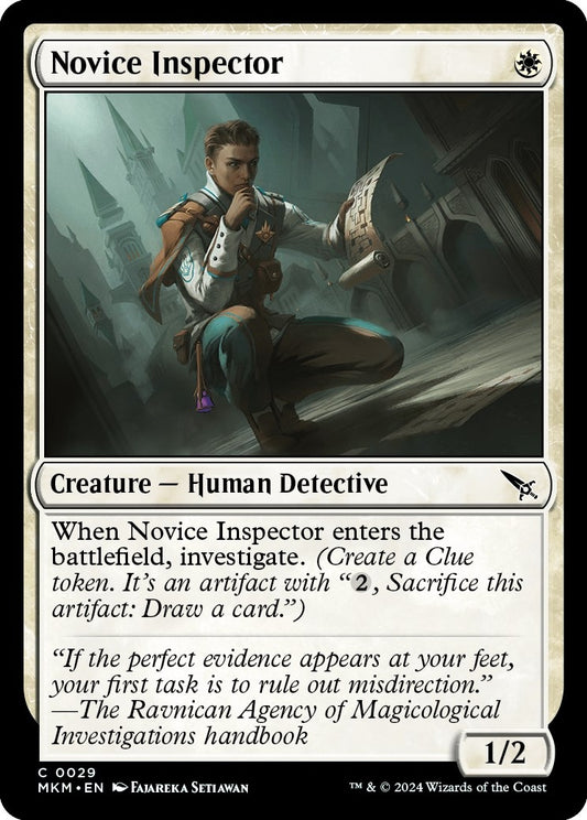 Image for Novice Inspector (29) - Magic: The Gathering