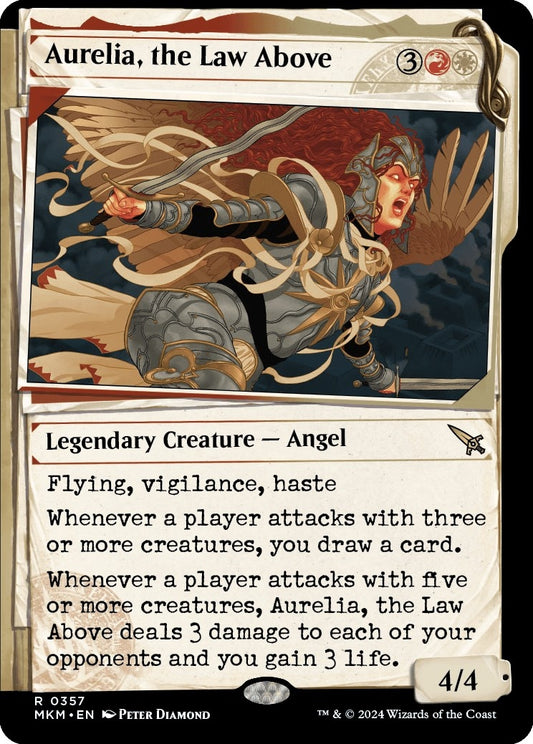 Image for Aurelia, the Law Above (Showcase) (0357) (357) - Magic: The Gathering