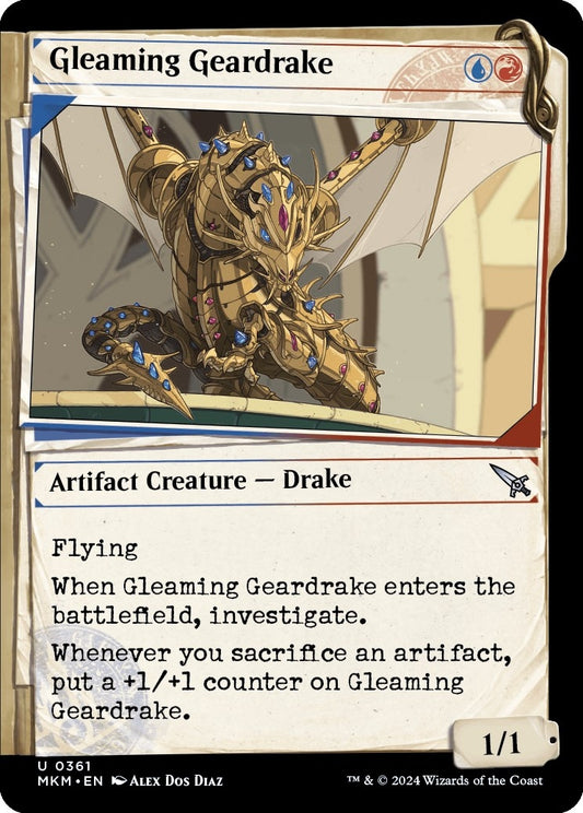 Image for Gleaming Geardrake (Showcase) (361) - Magic: The Gathering