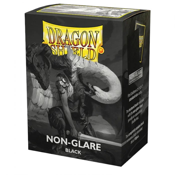 Image for Dragon Shield Non-Glare V2 Matte Sleeves - Black (100-Pack) - Card Sleeves