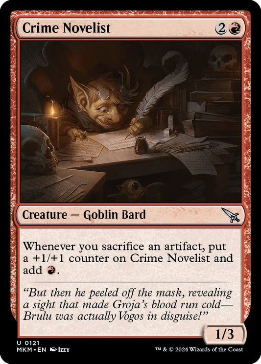 Image for Crime Novelist (121) - Magic: The Gathering