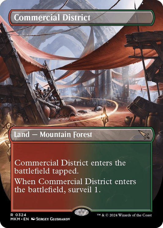 Image for Commercial District (Borderless) (324) - Magic: The Gathering
