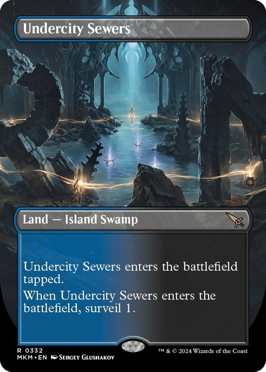 Image for Undercity Sewers (Borderless) (332) - Magic: The Gathering