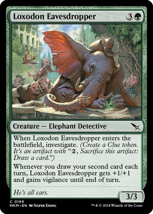 Image for Loxodon Eavesdropper (168) - Magic: The Gathering