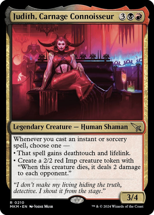 Image for Judith, Carnage Connoisseur (210) - Magic: The Gathering