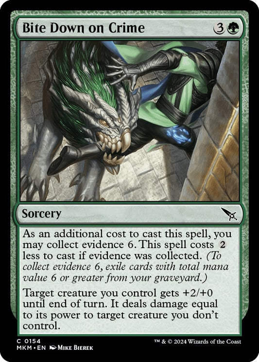 Image for Bite Down on Crime (154) - Magic: The Gathering