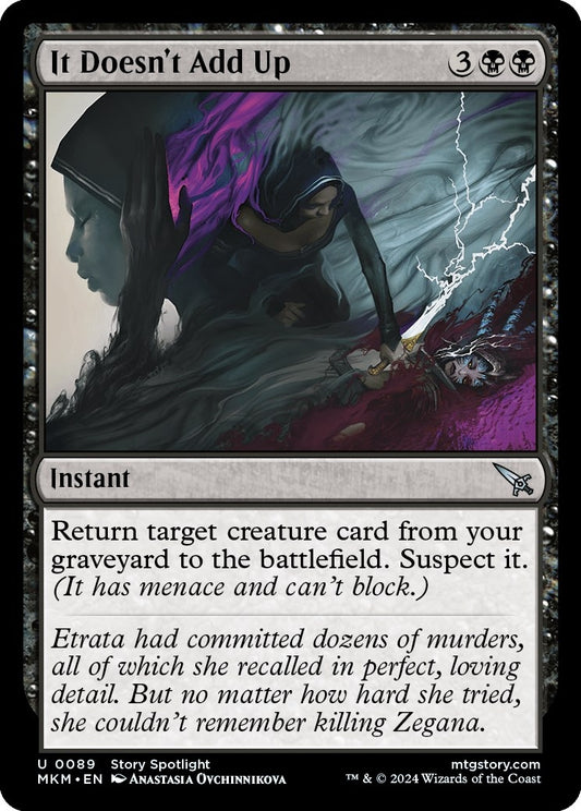 Image for It Doesn't Add Up (89) - Magic: The Gathering