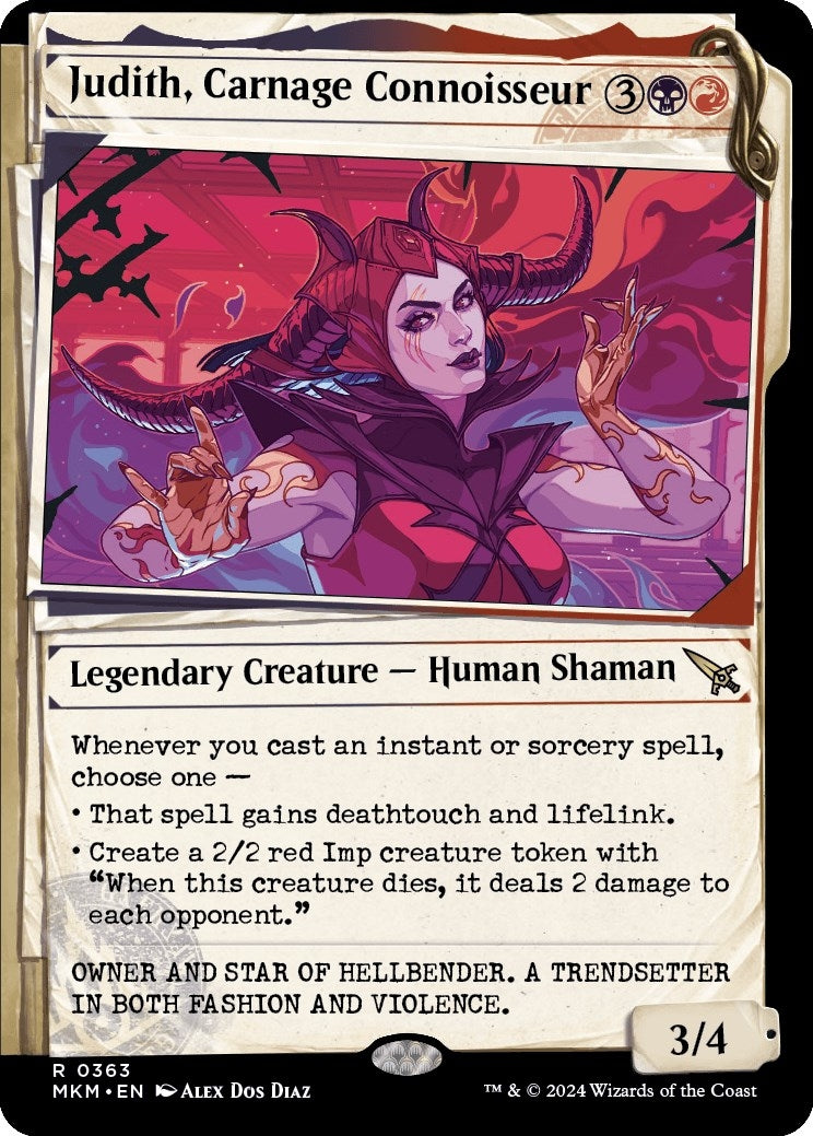 Image for Judith, Carnage Connoisseur (Showcase) (363) - Magic: The Gathering